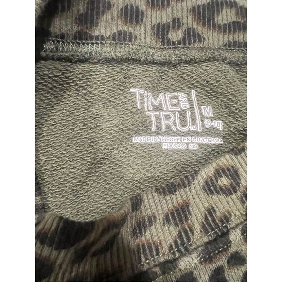 Time Tru Cheetah Shirt Dress size M - Picture 6 of 8